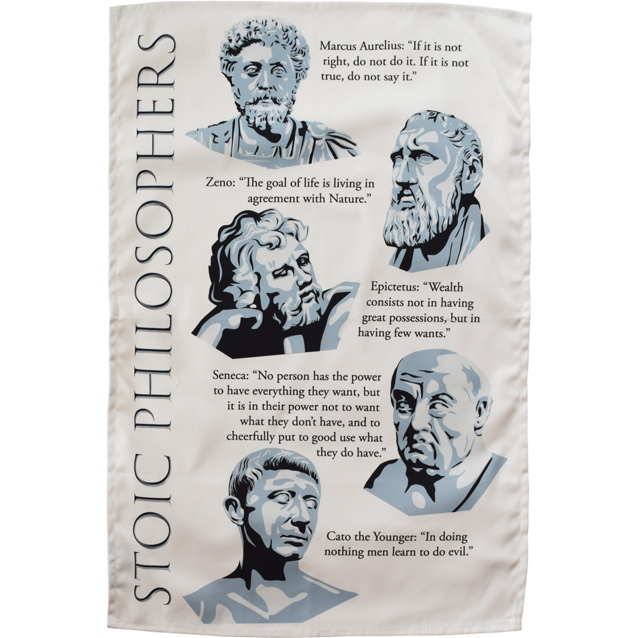 Stoic Philosophers Tea Towel Stoic Philosophers Tea Towel
