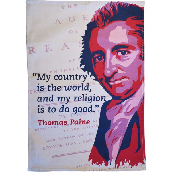 Thomas Paine tea towel Thomas Paine tea towel