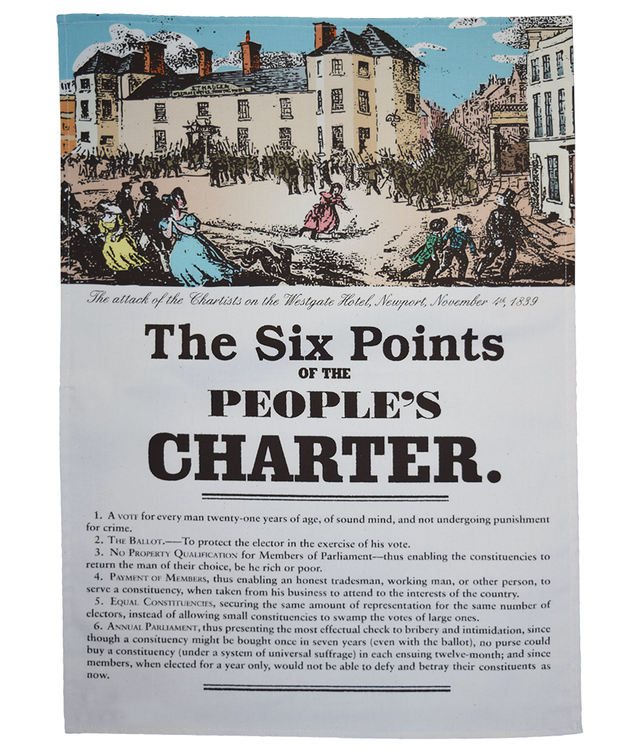 People's Charter tea towel