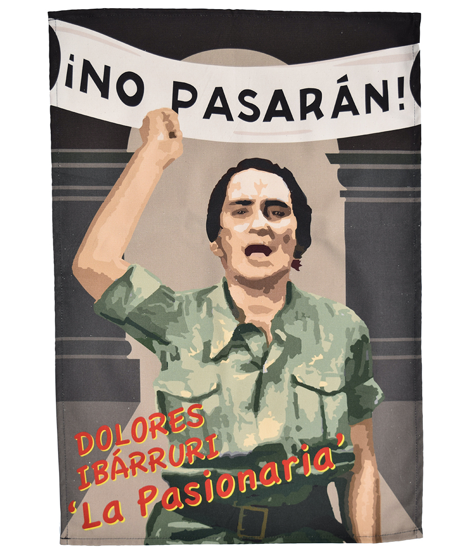 No Pasaran tea towel