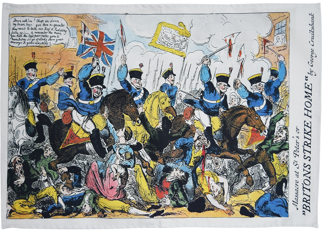 Peterloo Massacre tea towel Peterloo Massacre tea towel
