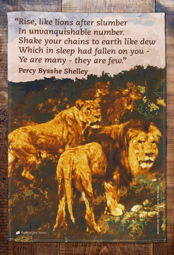 Shelley tea towel Shelley tea towel