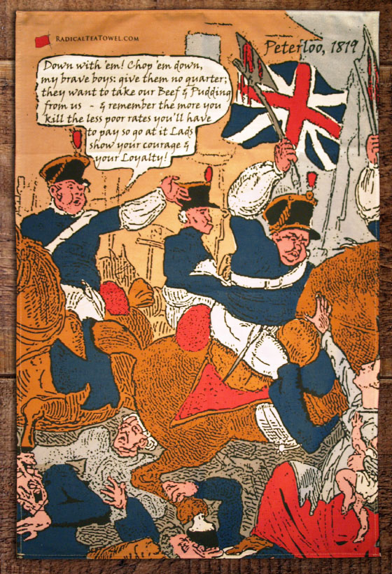 Peterloo Massacre tea towel Peterloo Massacre tea towel