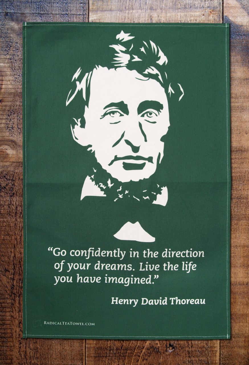 Henry David Thoreau Tea Towel
