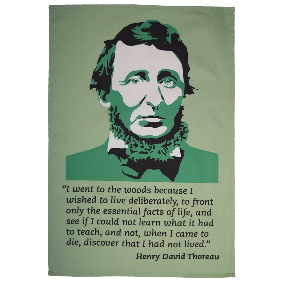 Thoreau tea towel Thoreau tea towel