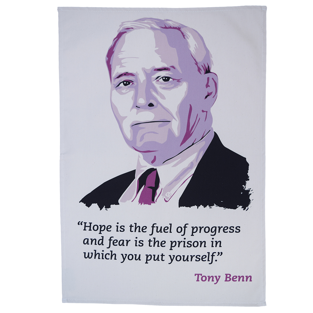 Tony Benn tea towel Tony Benn tea towel