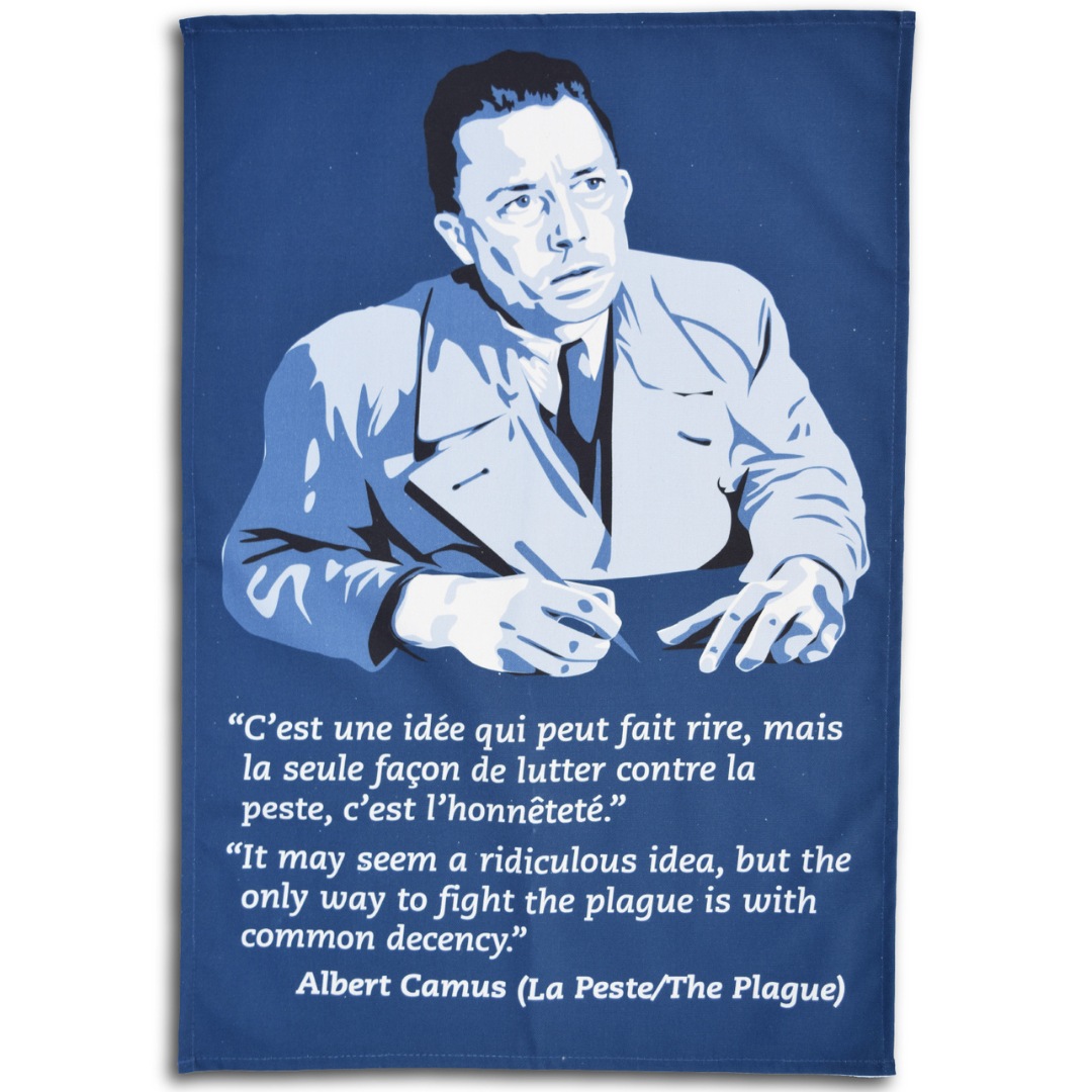 Albert Camus tea towel Albert Camus tea towel
