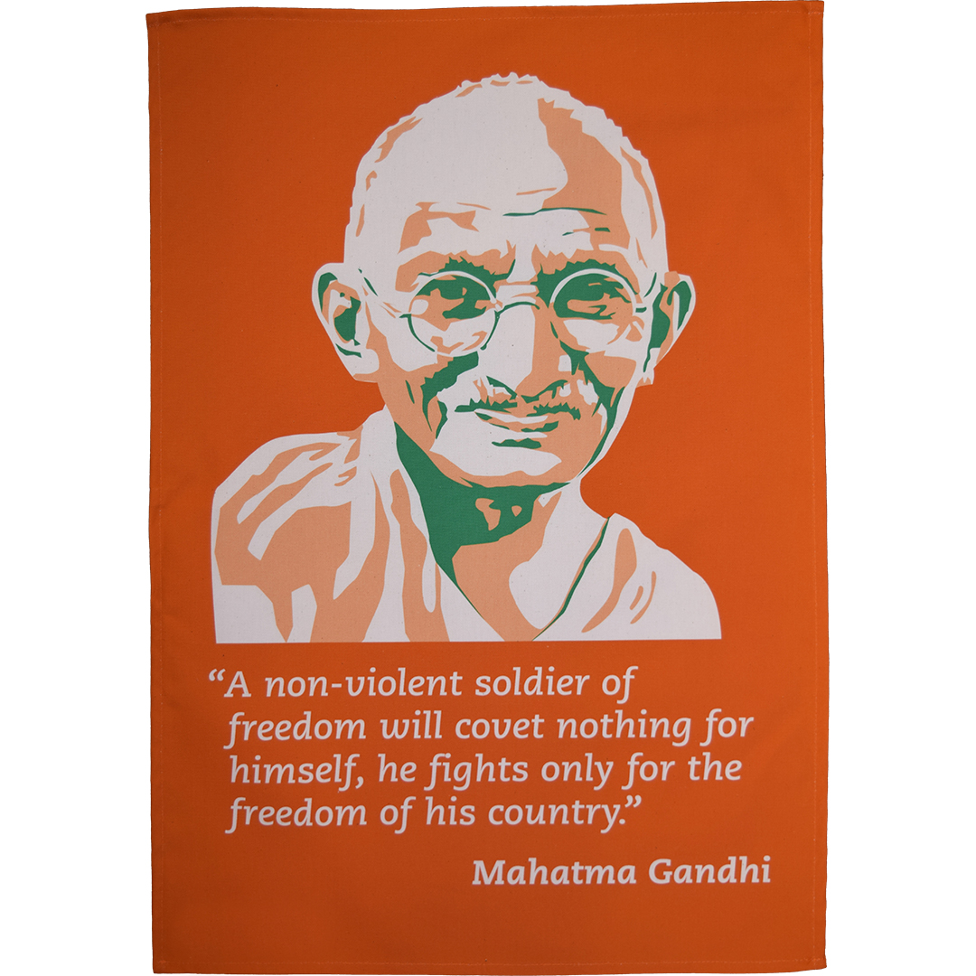 Mahatma Gandhi tea towel
