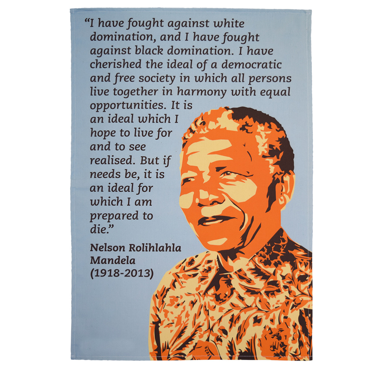 Nelson Mandela tea towel