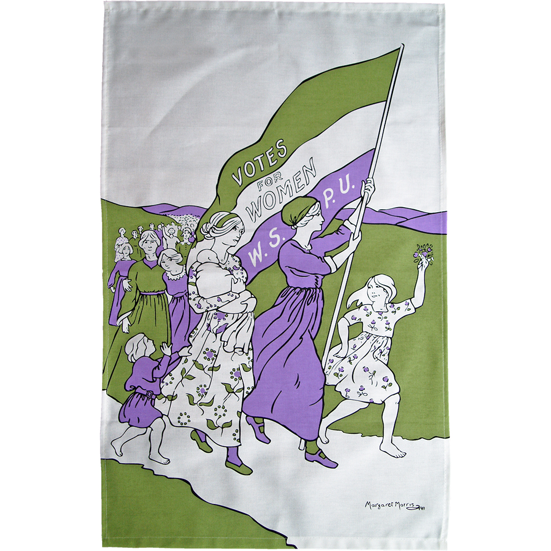 Women's March tea towel