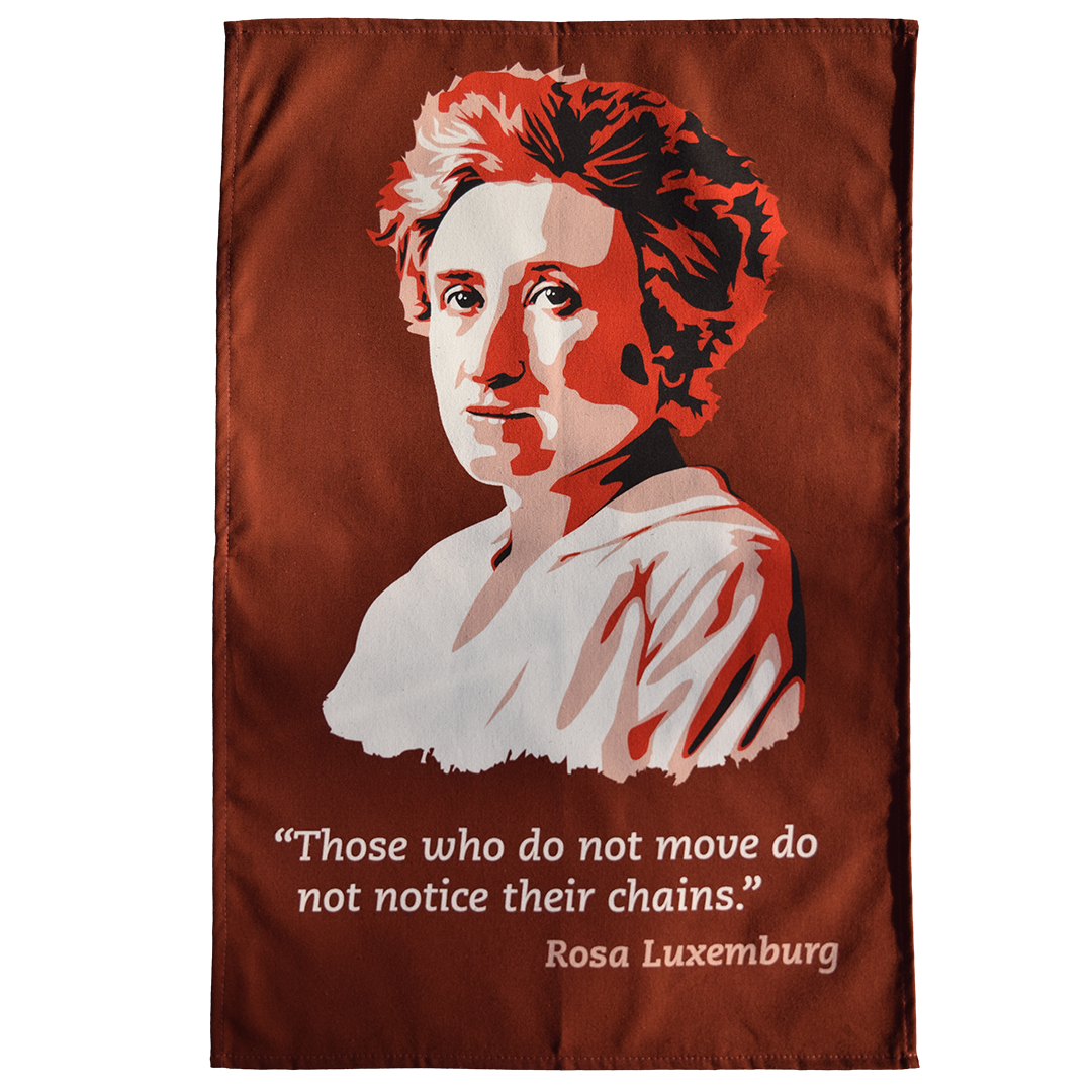 Rosa Luxemburg tea towel
