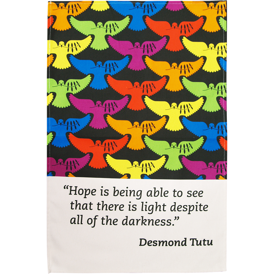 Desmond Tutu tea towel