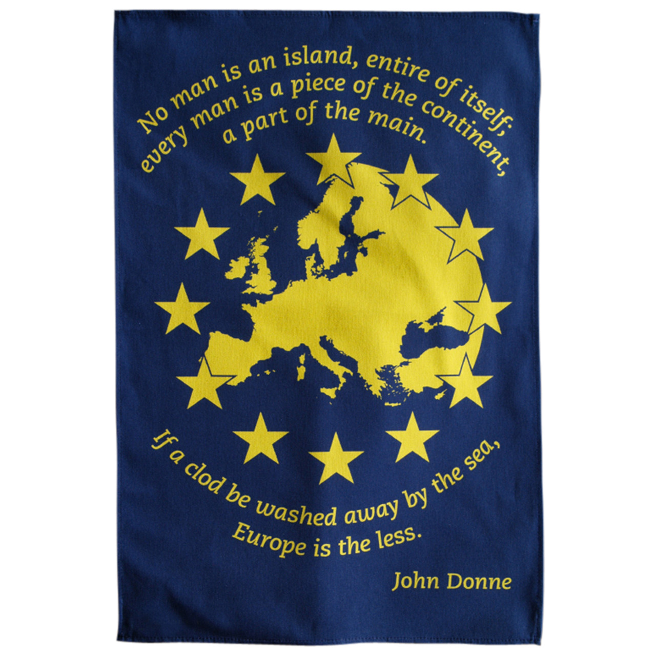 Europe John Donne tea towel
