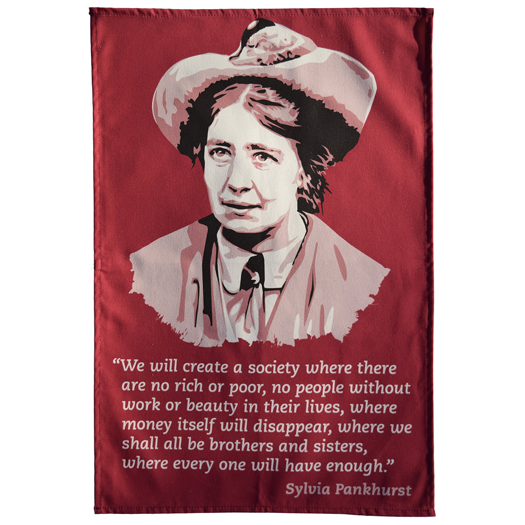 Sylvia Pankhurst tea towel