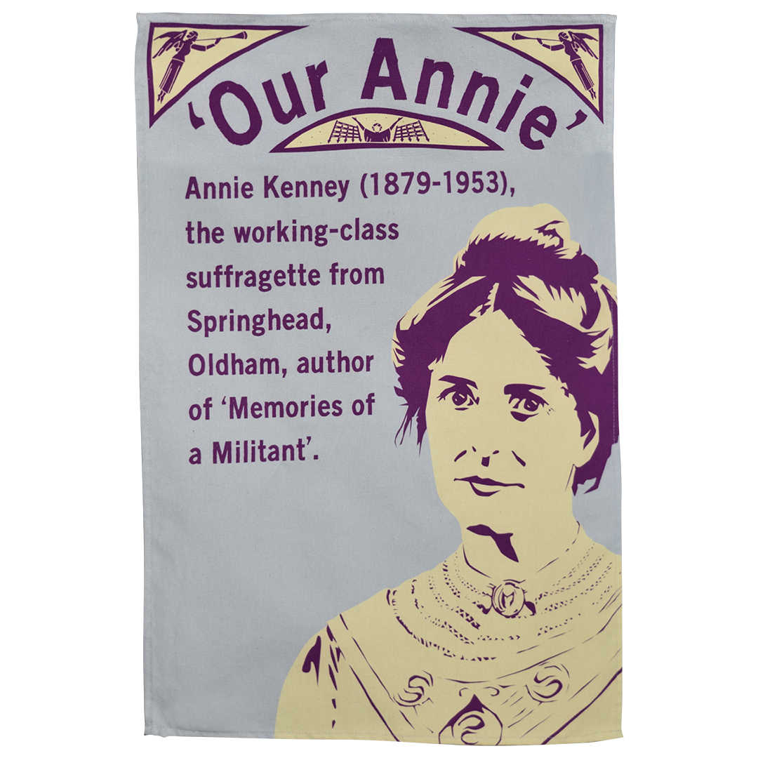 Annie Kenney tea towel