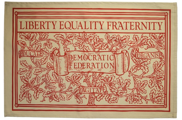 Liberty Equality Fraternity tea towel