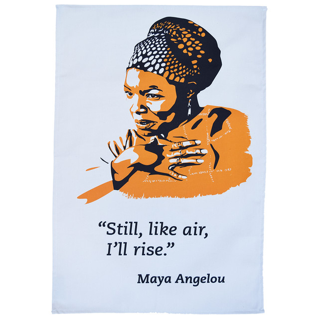 Maya Angelou tea towel