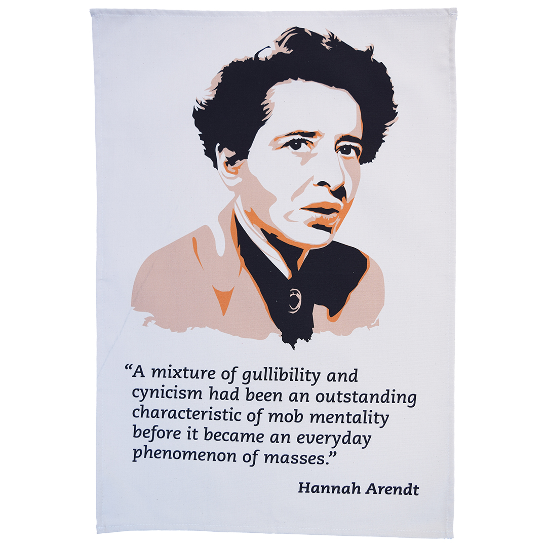 Hannah Arendt tea towel