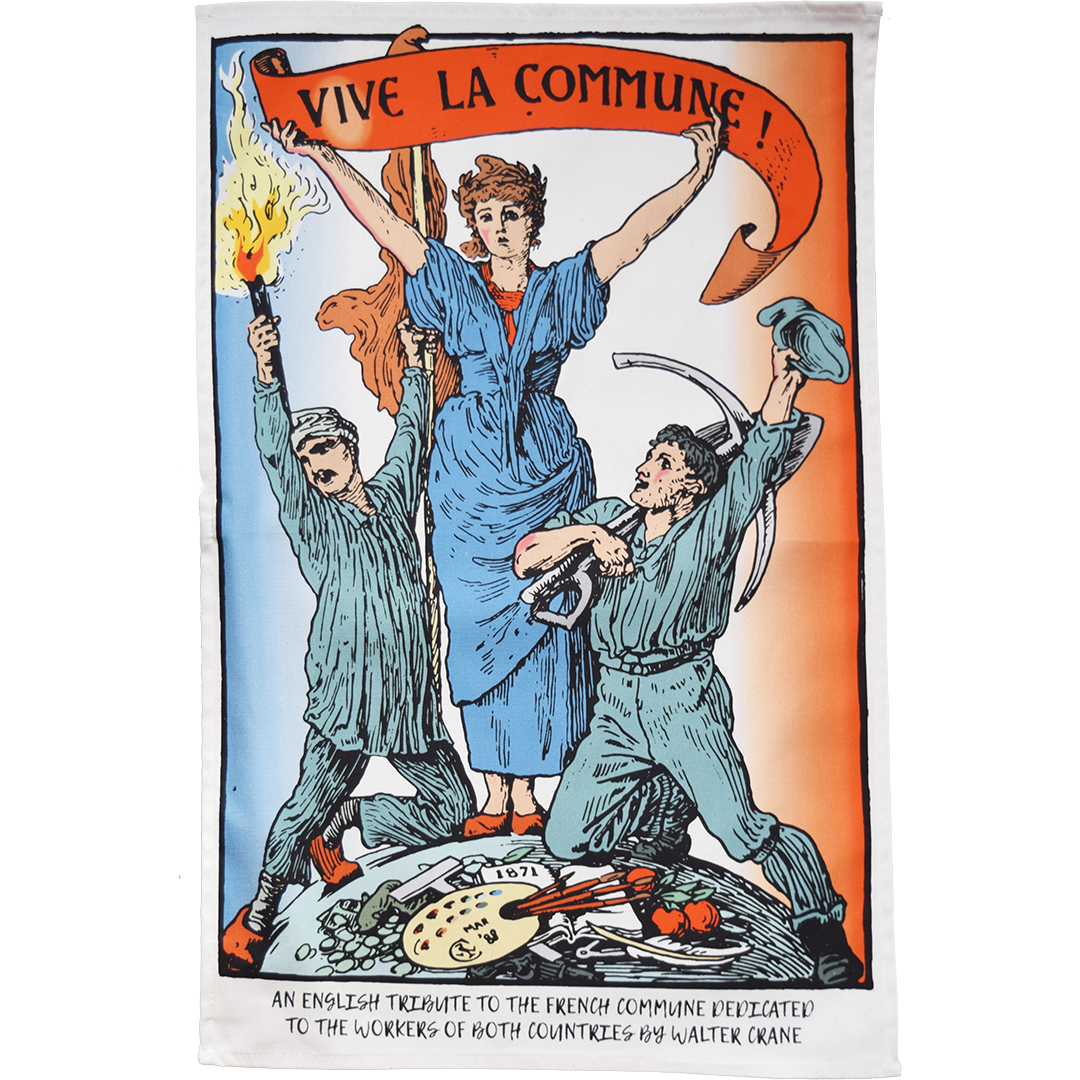 Paris Commune tea towel