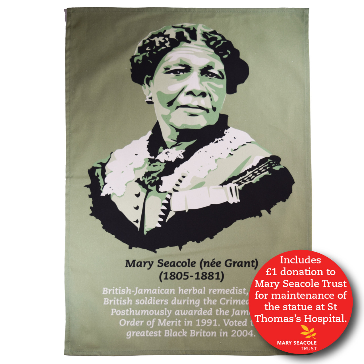 Mary Seacole tea towel