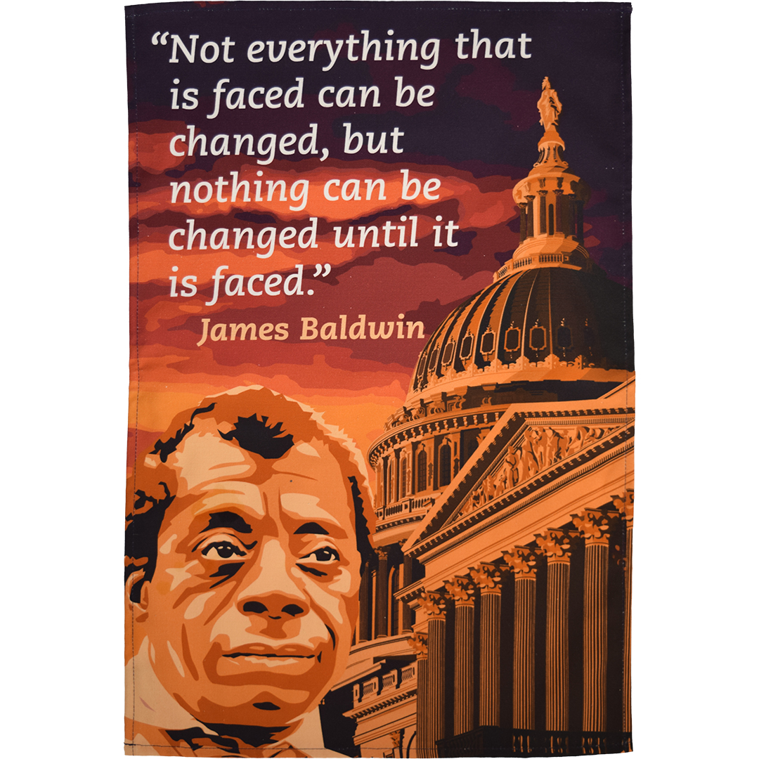 James Baldwin tea towel