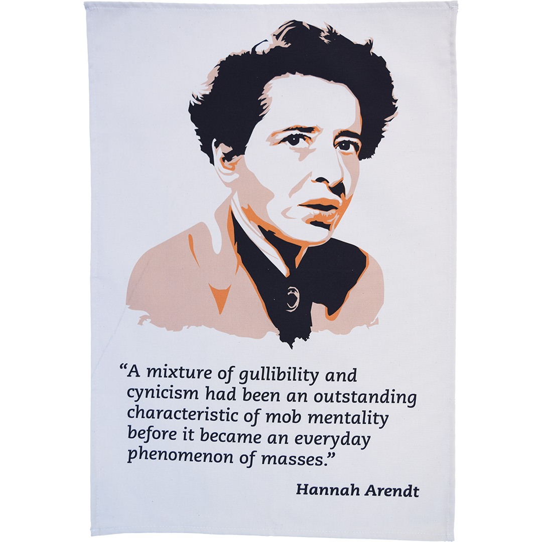Hannah Arendt tea towel