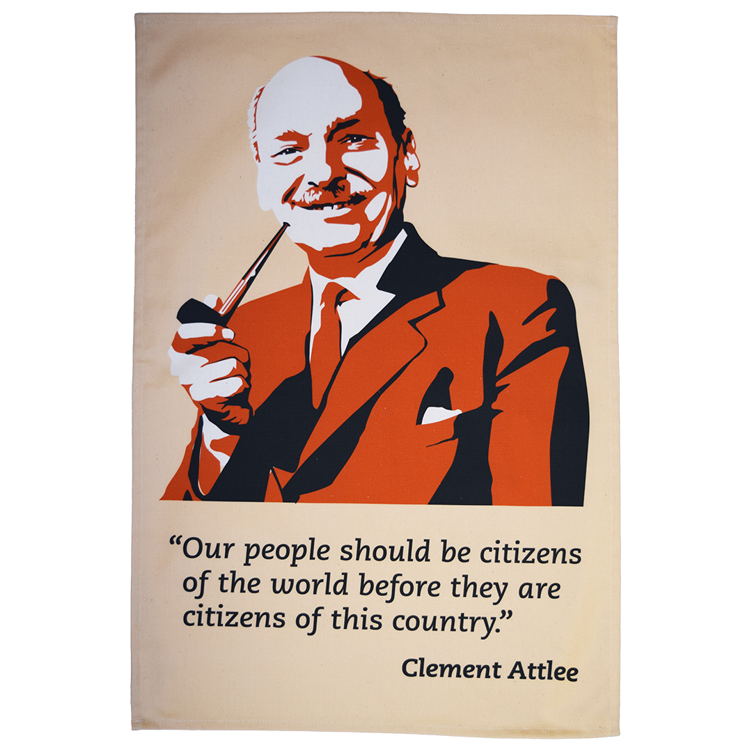 Clement Attlee tea towel