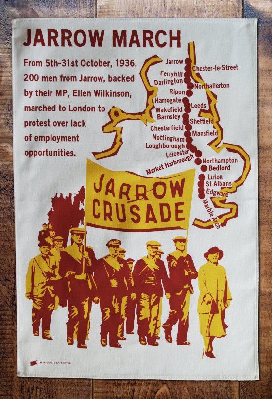 Jarrow March Tea Towel