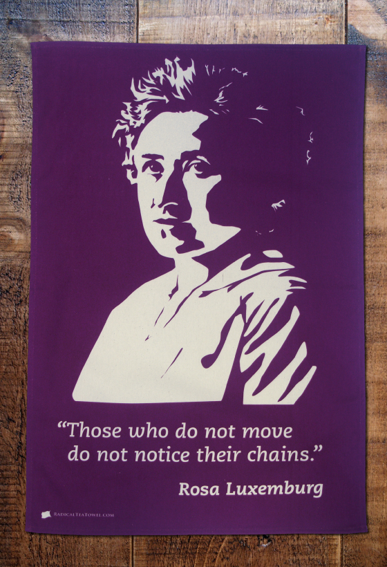 Rosa Luxemburg Tea Towel