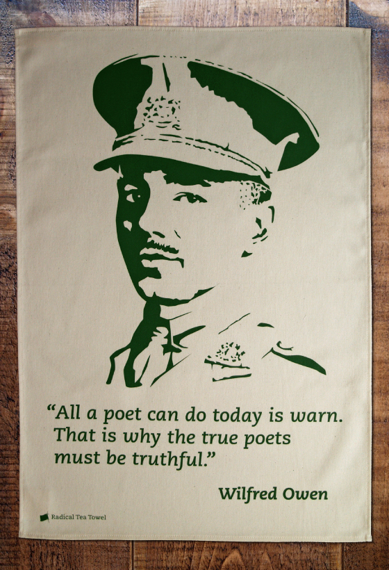 Wilfred Owen tea towel