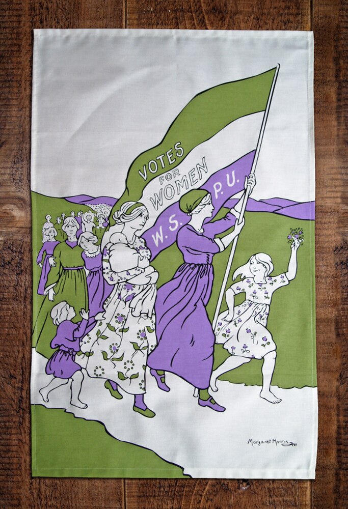 6 Quotations That Define The Suffragette Movement Radical Tea Towel 