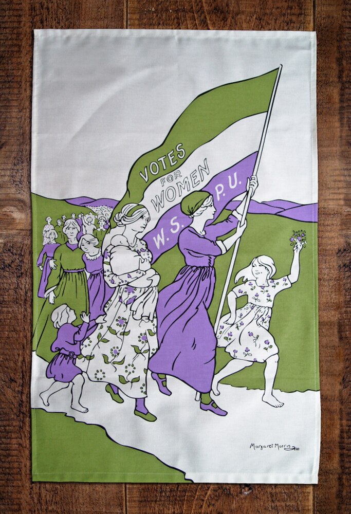 suffragettes flag